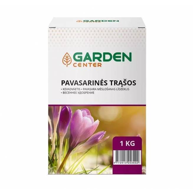 Trąšos daržovėms, vaismedžiams, dekoratyviniams augalams Garden Center Spring, birios, 1 kg