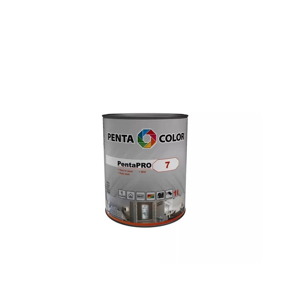 Dažai Pentacolor PentaPro Wall 7, balta, 1 l