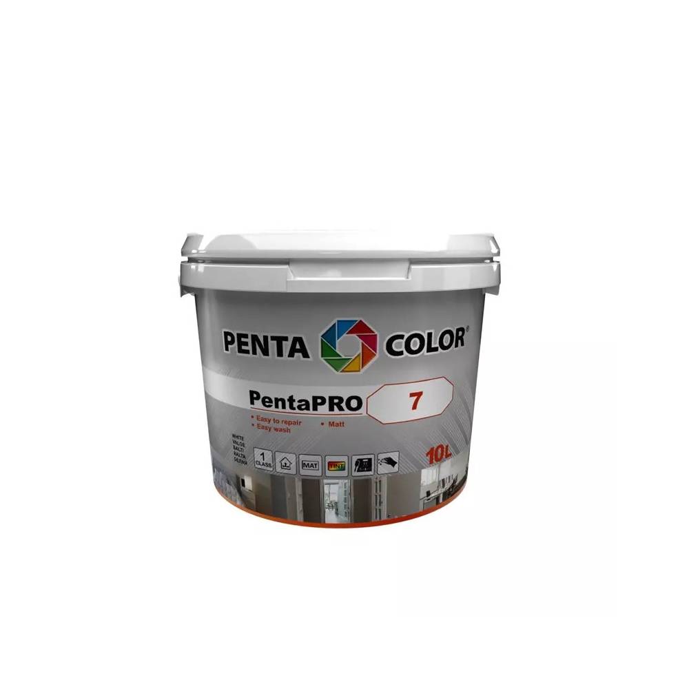 Dažai Pentacolor PentaPro Wall 7, balta, 10 l