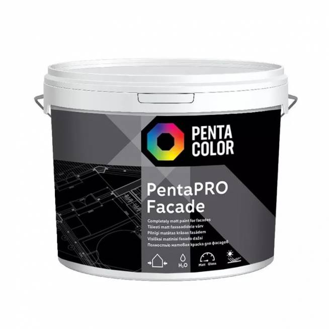 Dažai Pentacolor PentaPro Facade, balta, 5 l