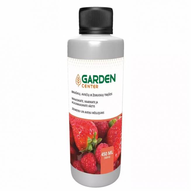 Trąšos braškėms, avietėms Garden Center, skystos, 0.45 l