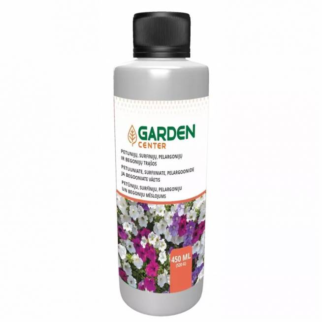 Trąšos begonijoms, surfinijoms Garden Center, skystos, 0.45 l