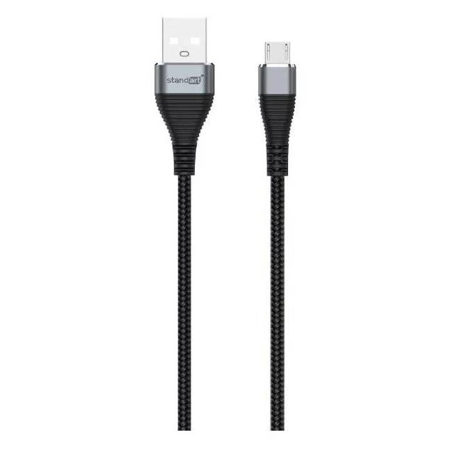 Laidas Standart GT-RH014, Micro USB, 120 cm, pilka