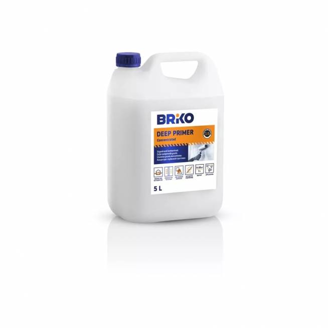 Gruntas giluminis Briko, balta, 5 l