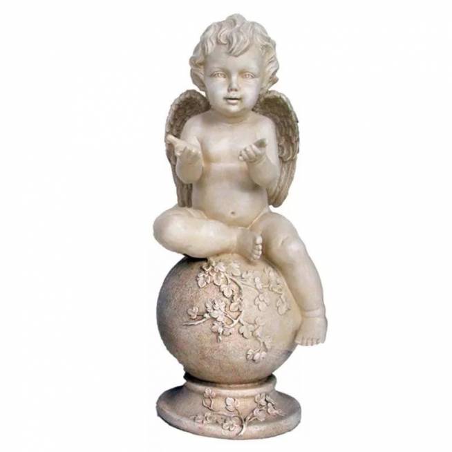 Statula "Angelas" Garden Center, 23.9 cm x 23 cm x 54.5 cm, balta