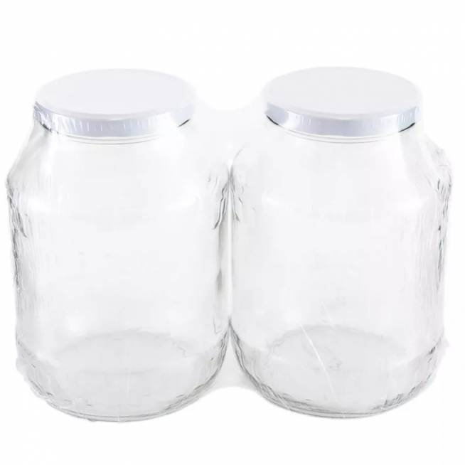 Stiklainis Jar 2650ml, 2.65 l, 2 vnt.