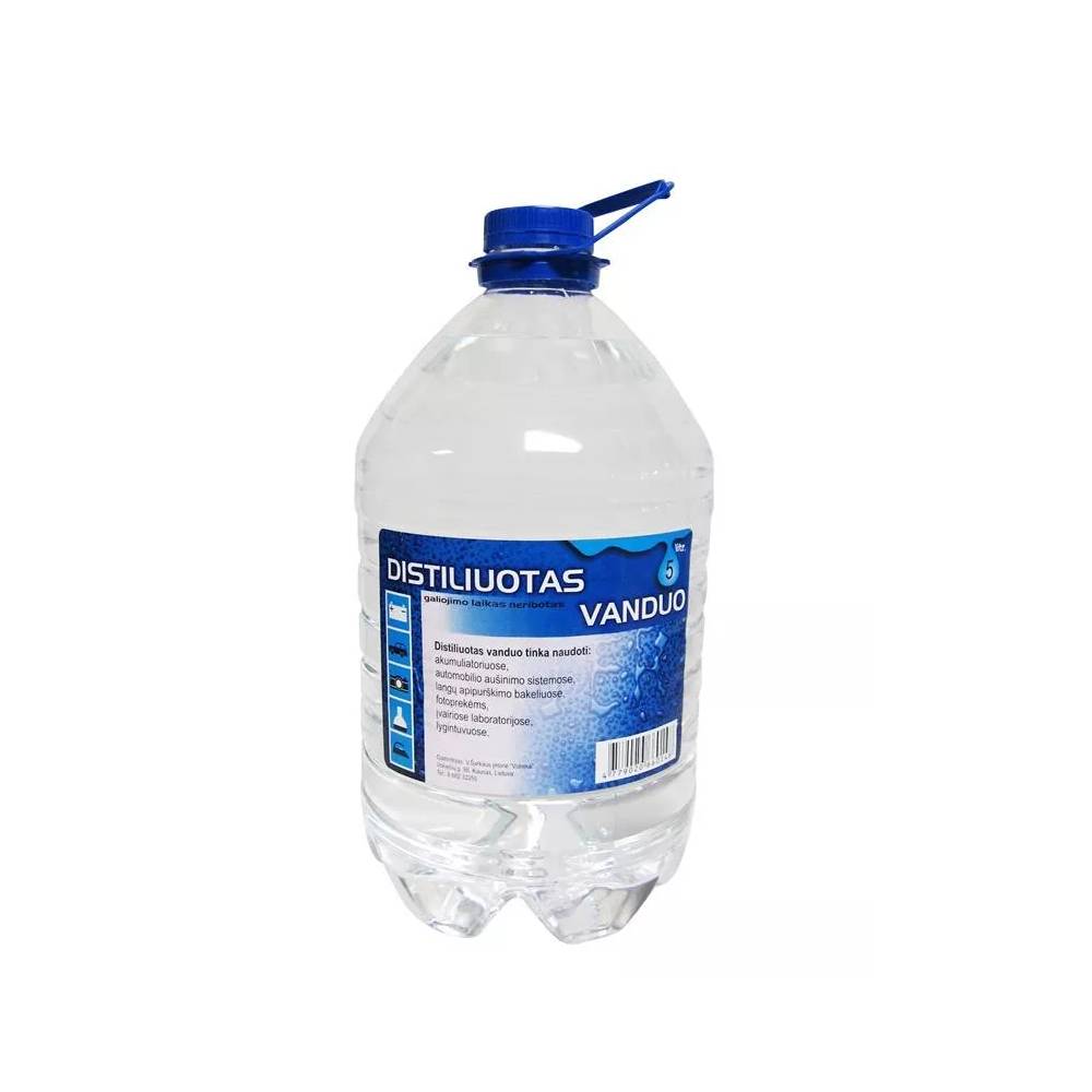 Distiliuotas vanduo, 5 l