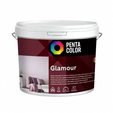 Dispersiniai dažai Pentacolor Glamour, balta, 10 l