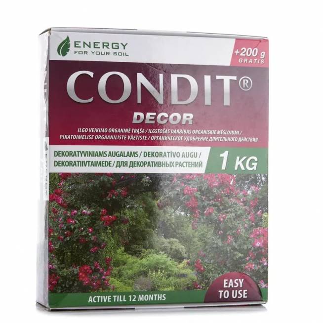 Organinės trąšos Juknevičiaus Condit Decor, granuliuotos, 1 kg