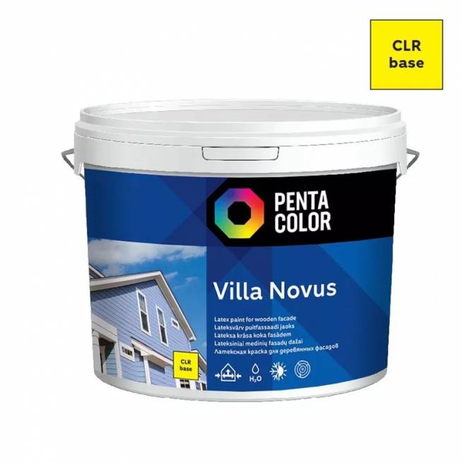 Fasado dažų bazė Pentacolor CLR, emulsiniai, pusiau matinis, 3 l