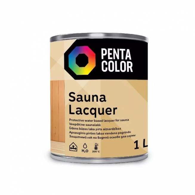 Lakas Pentacolor Sauna, 1 l x Skaidri