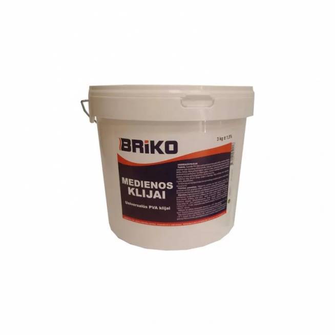 Klijai universalūs Briko PVA, 3 kg