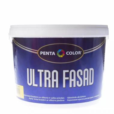 Fasado dažų bazė Pentacolor, emulsiniai, visiškai matinis, 10 l