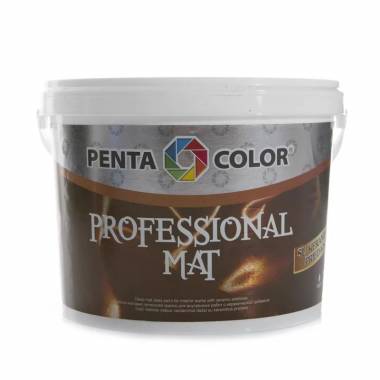 Dispersiniai dažai Pentacolor Professional Matt, balta, 3 l