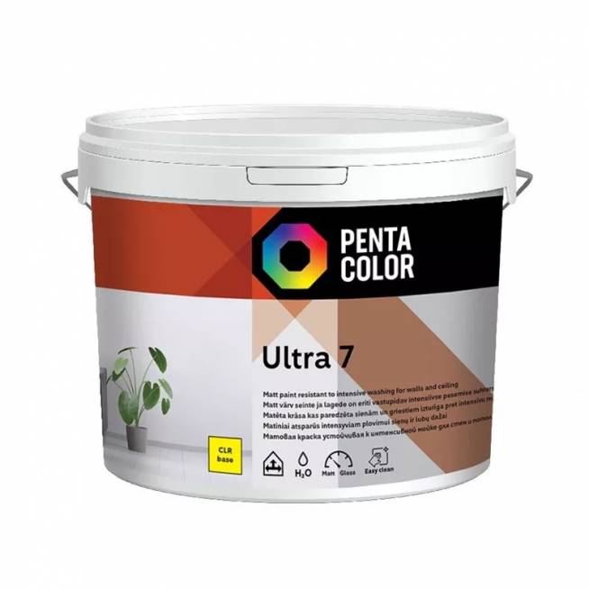 Dažų bazė Pentacolor 7, emulsiniai, matinis, 5 l