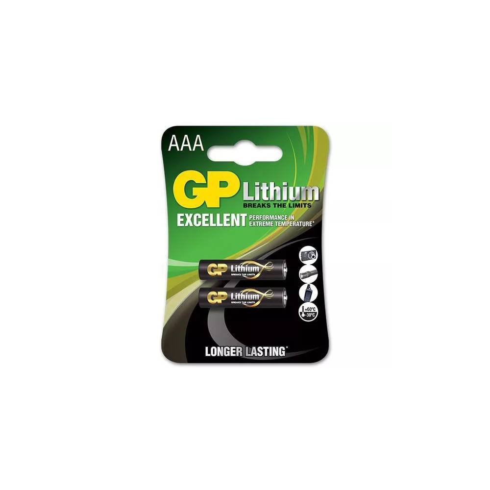 Elementai GP Lithium AAA/LR03, 2 vnt.