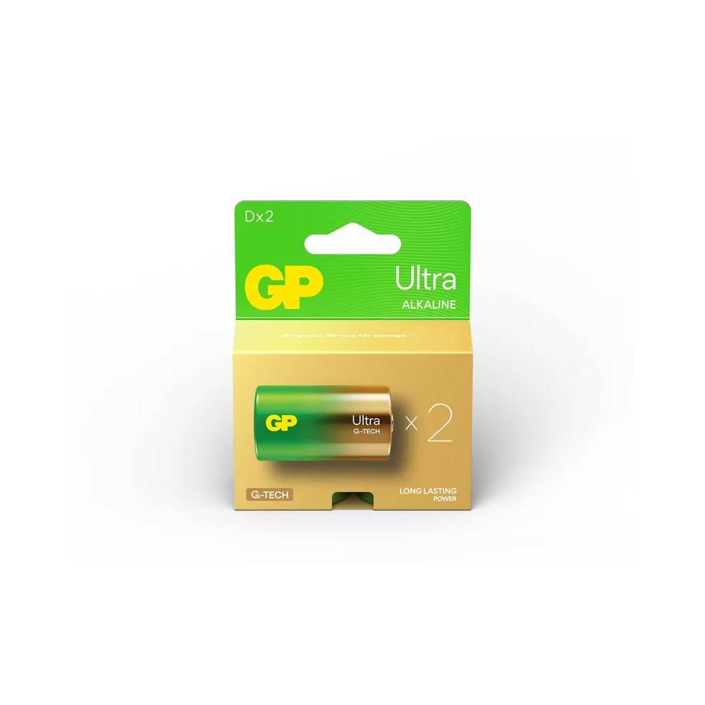 Elementai GP GPPCA13AU086, D/LR20, 1.5 V, 2 vnt.