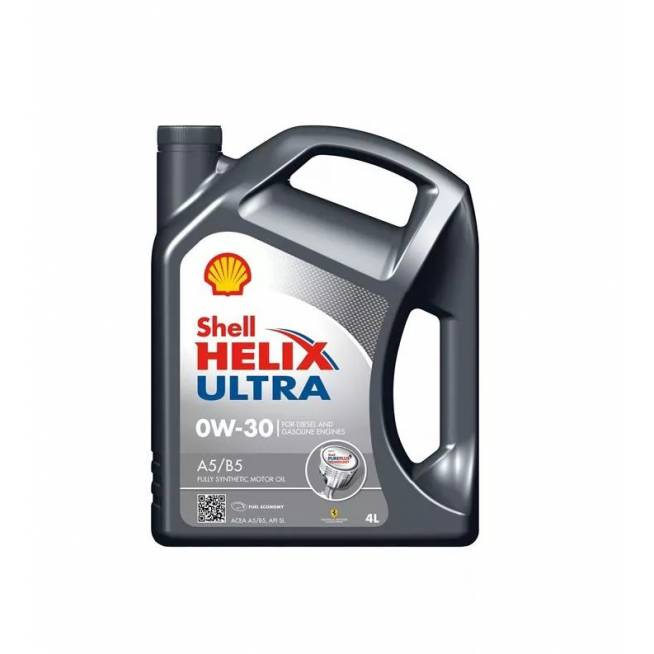 Variklių alyva Shell Helix Ultra 0W - 30, sintetinis, lengviesiems automobiliams, 4 l