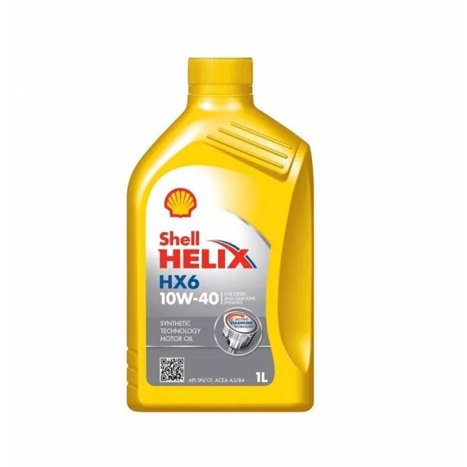 Automobilio variklio tepalas Shell Helix HX6, 10W-40, 1 l