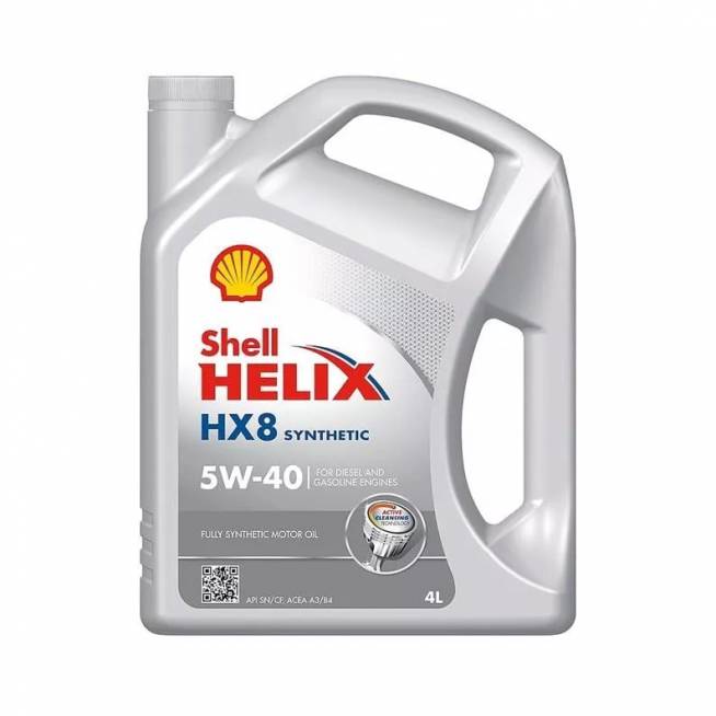 Tepalas Shell Helix HX8 5W - 40, sintetinis, lengviesiems automobiliams, 4 l