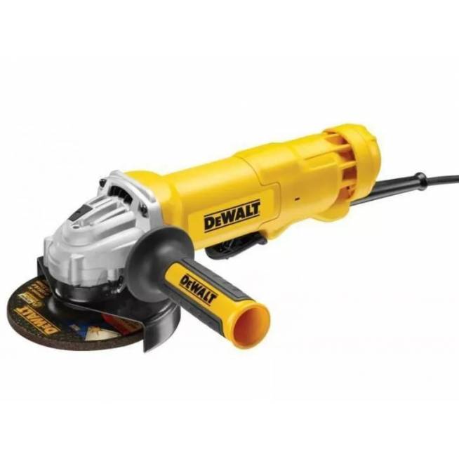 Elektrinis kampinis šlifuoklis Dewalt DWE4233-QS, su šepetėliais, 1400 W