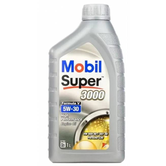 Variklių alyva Mobil Super 3000 Formula V 5W - 30, sintetinis, lengviesiems automobiliams, 1 l