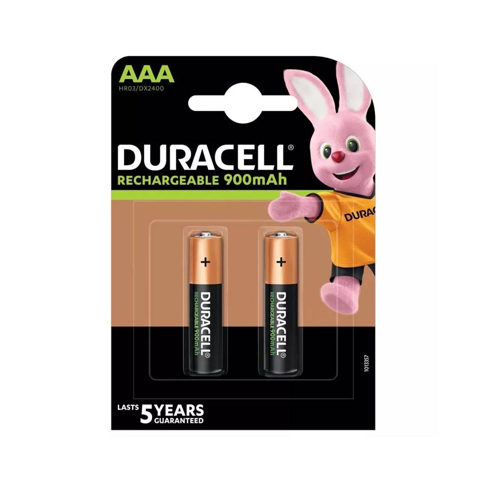 Įkraunami elementai Duracell AAA 850 mAh, 2 vnt.