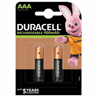 Įkraunami elementai Duracell AAA 850 mAh, 2 vnt.