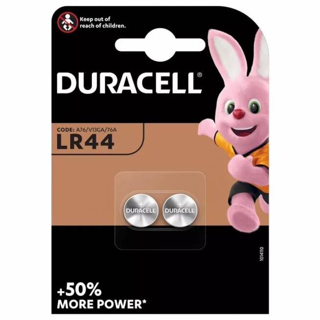 Elementai Duracell LR44, 2 vnt.