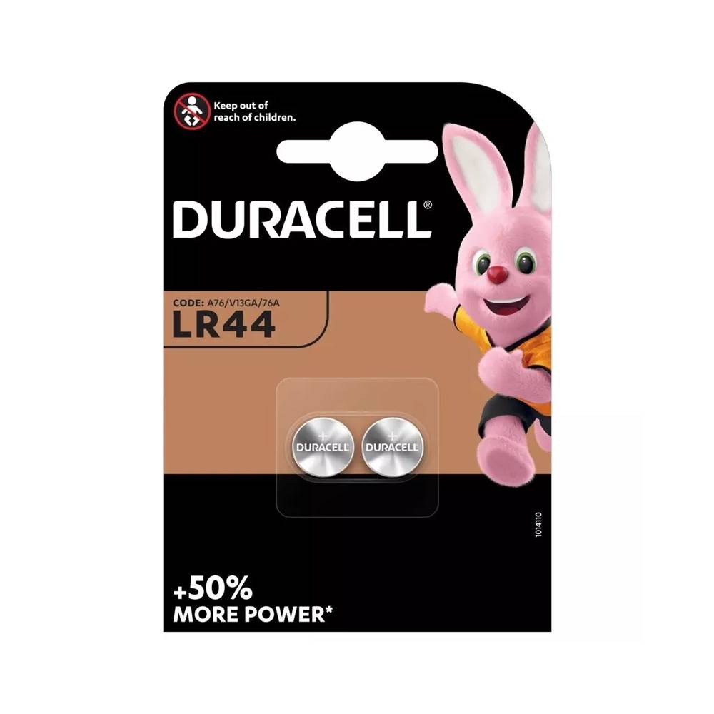 Elementai Duracell LR44, 2 vnt.