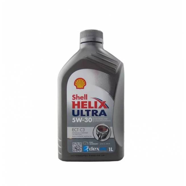 Variklių alyva Shell Helix Ultra ECT C3 5W - 30, sintetinis, lengviesiems automobiliams, 1 l