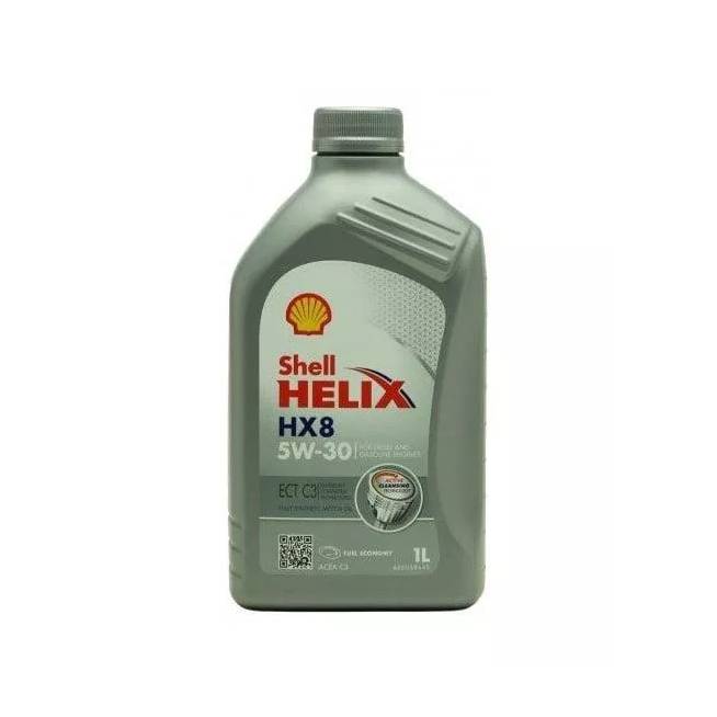 Variklių alyva Shell Helix HX8 ECT 5W - 30, sintetinis, lengviesiems automobiliams, 1 l