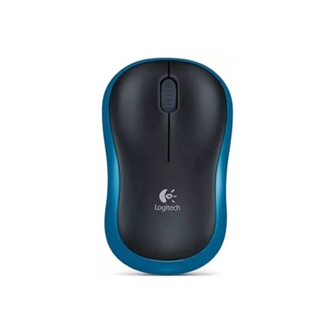 Kompiuterio pelė Logitech M185, mėlyna/juoda