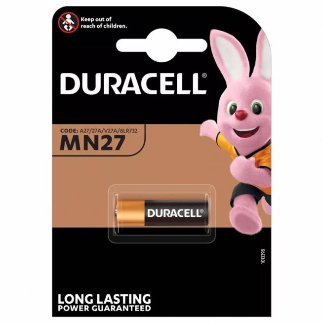 Elementas Duracell A27/V27A, 1vnt.