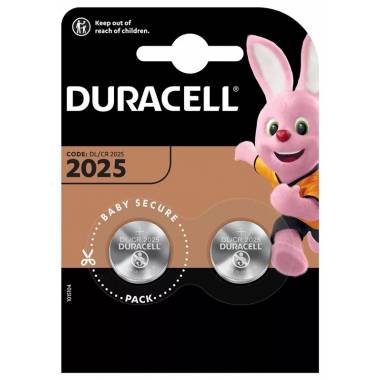 Elementai Duracell, CR2025, 2 vnt.