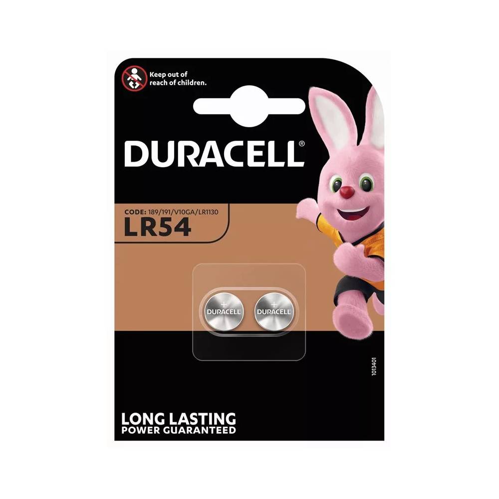 Elementai Duracell LR54, 2 vnt.