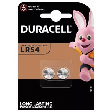 Elementai Duracell LR54, 2 vnt.