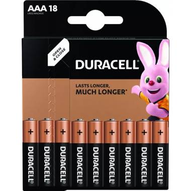 Elementai Duracell DURB080, AAA, 1.5 V, 18 vnt.