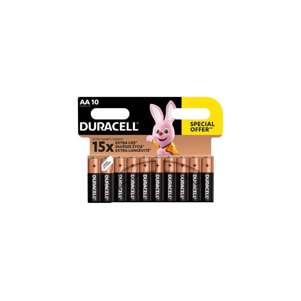 Elementai Duracell AA/LR06, 10 vnt.