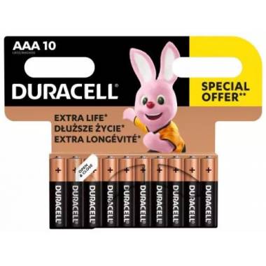 Elementai Duracell AAA/LR03, 10 vnt.