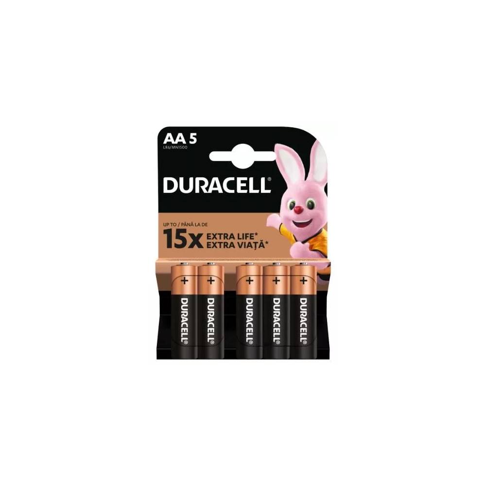 Elementai Duracell DURB011, AA, 1.5 V, 5 vnt.