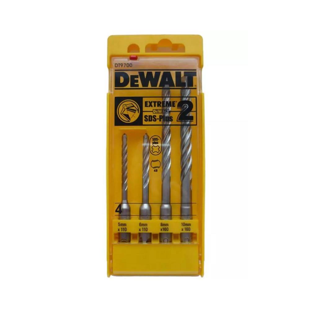 Grąžtų komplektas Dewalt DT9700-QZ, betonui, sds plus (te-c), 5 mm x 16 cm, 4 vnt.