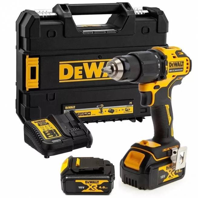 Akumuliatorinis smūginis gręžtuvas-suktuvas su akumuliatoriumi Dewalt DCD709M2T, 4 Ah