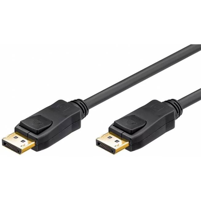 Adapteris MicroConnect Displayport Dipslay Port Male (vyriška), Dipslay port Male (vyriška), 1.8 m, juoda