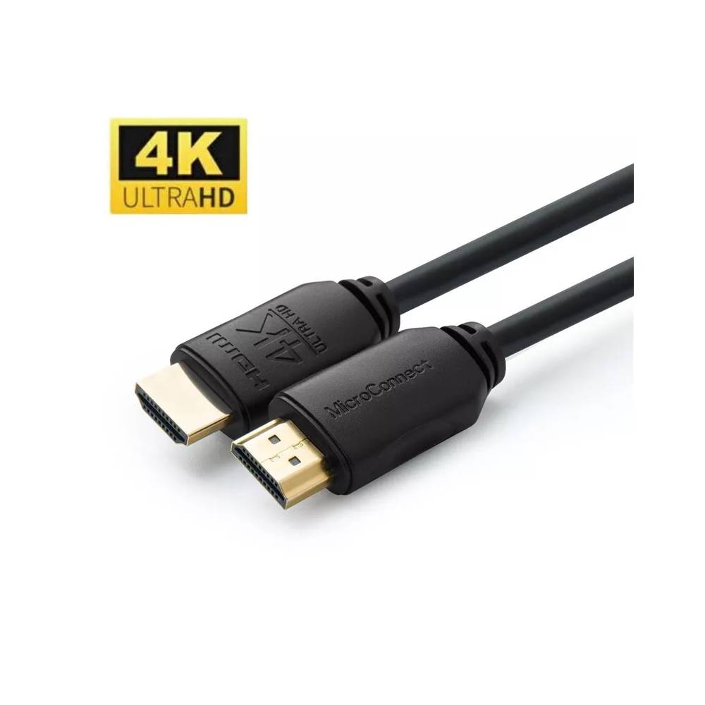 Kabelis MicroConnect HDM19193V2.0 HDMI Male (vyriška), HDMI Male (vyriška), 3 m, juoda