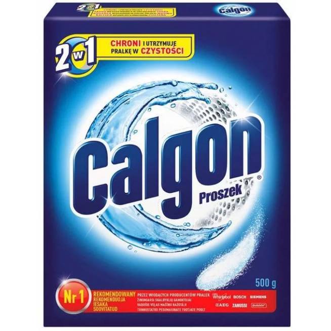 Priemonė vandens minkštinimui, skalbimui/skalbimo mašinoms Calgon, 0.5 kg