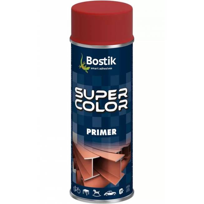 Gruntas Bostik Super Color Primer, matinis, 0.4 l, pilka