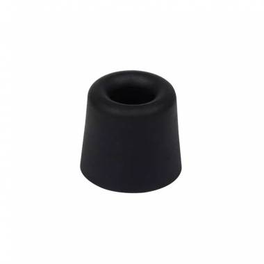 Durų atrama Barcz Door stopper, 3 cm, Ø 2.8 cm, guma, juoda