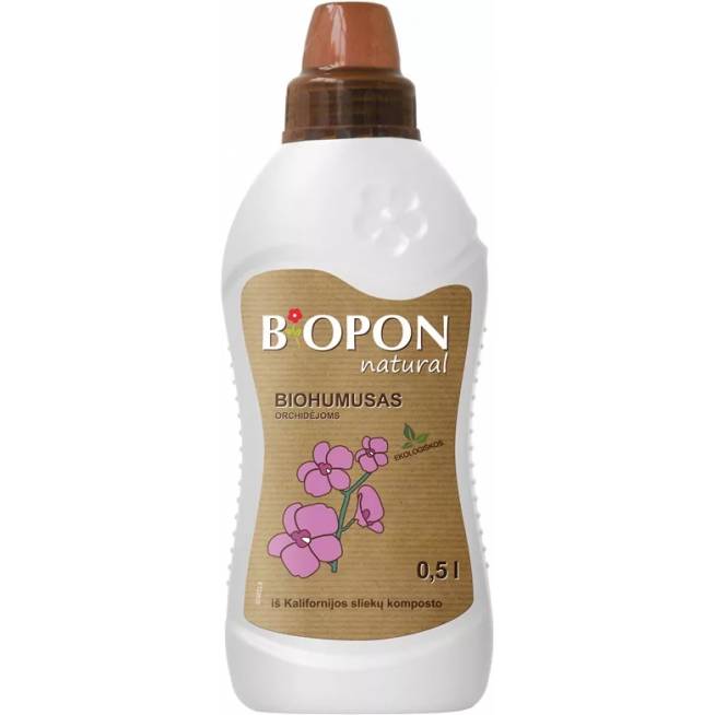 Biohumusas orchidėjoms Biopon 1585, skystos, 0.5 l