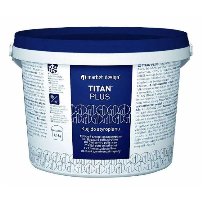 Klijai lubų dangos Marbet Titan Plus, 1.5 kg